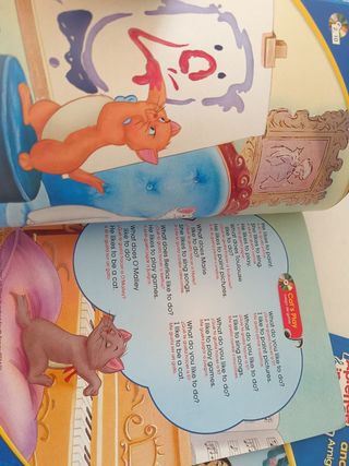 Cinco cuadernos de trabajo en inglés niños