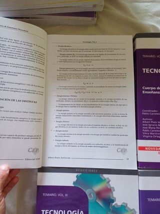 Temario Tecnología Cuerpo de Profesores de Enseñan