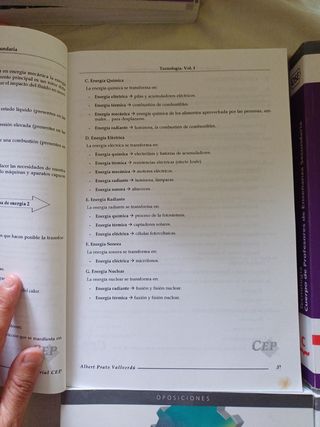 Temario Tecnología Cuerpo de Profesores de Enseñan