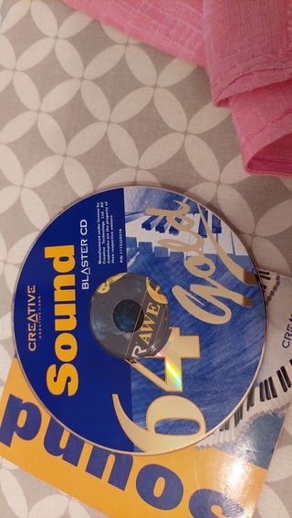 Sound Blaster AWE64 Gold CT4540 y cd drivers