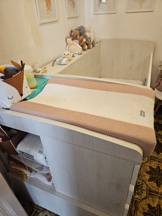 Cuna/dormitorio convertible.  Del Palacio del bebé