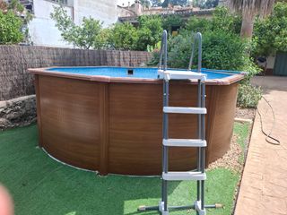 Piscina Gre imitación madera 