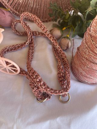 Borsa a cerchio rosa