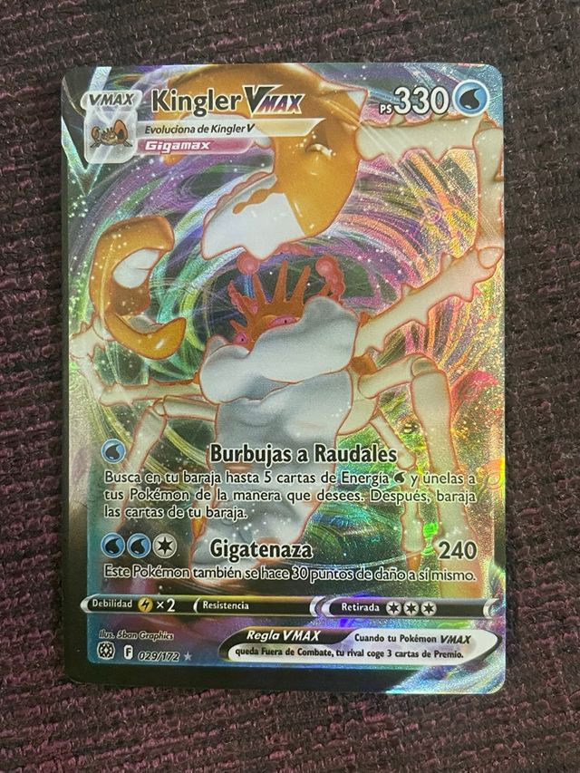 Kingler VMAX - Carta Pokémon