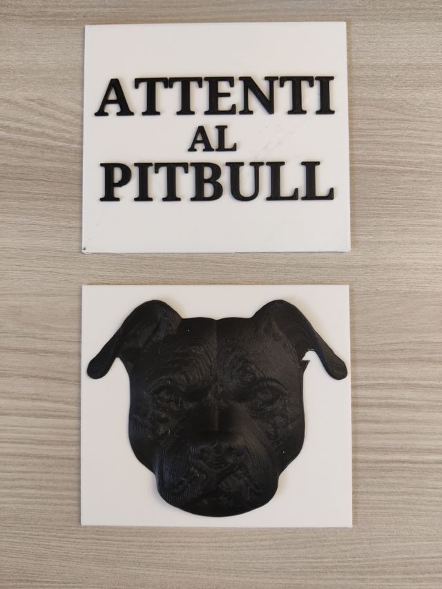 Targa Attenti al Cane