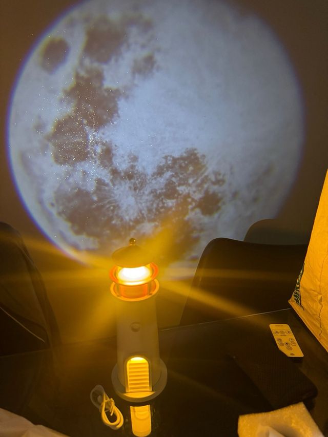 Luce Faro Notturna - Atmosfera Luna