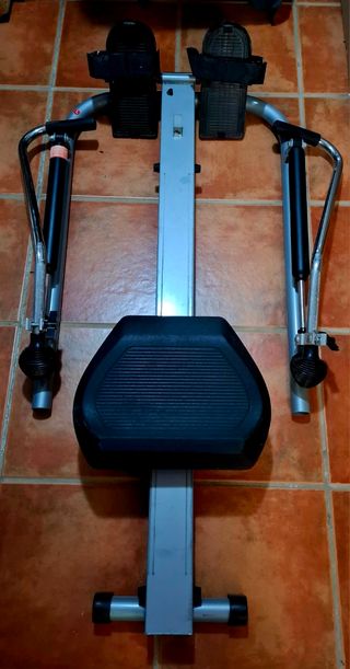 Máquina remo fitness usada