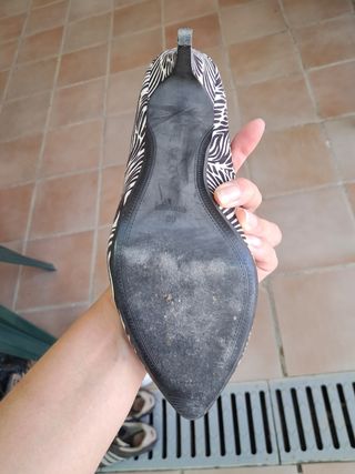 Zapatos tacón animal print