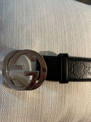 Cintura Gucci - Cuoio Marrone Nero