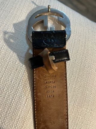 Cintura Gucci - Cuoio Marrone Nero