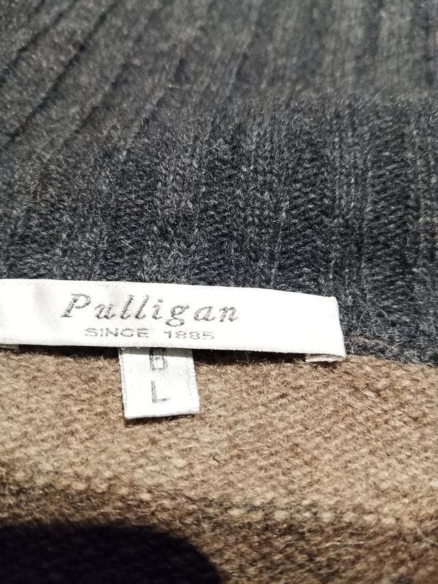Chaqueta Pulligan rayas marrón-negro