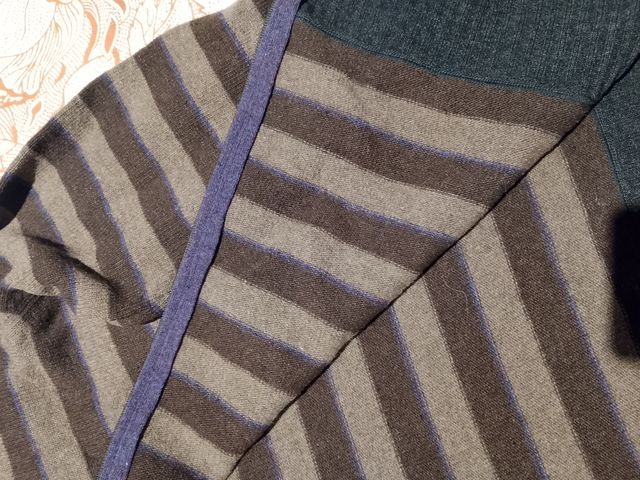 Chaqueta Pulligan rayas marrón-negro