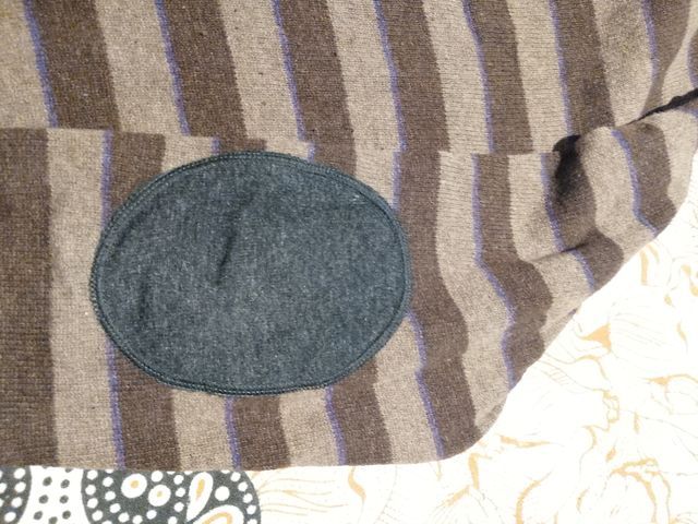 Chaqueta Pulligan rayas marrón-negro