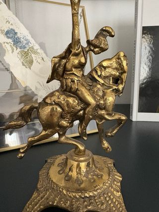 Candelabro bronce 3 brazos