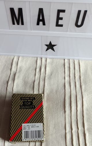 Cuchilla afeitar dorada viaje TOP QUALITY