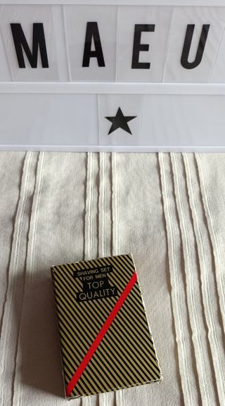 Cuchilla afeitar dorada viaje TOP QUALITY