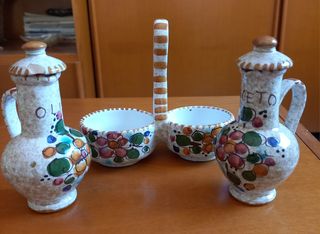Set olio e aceto vintage