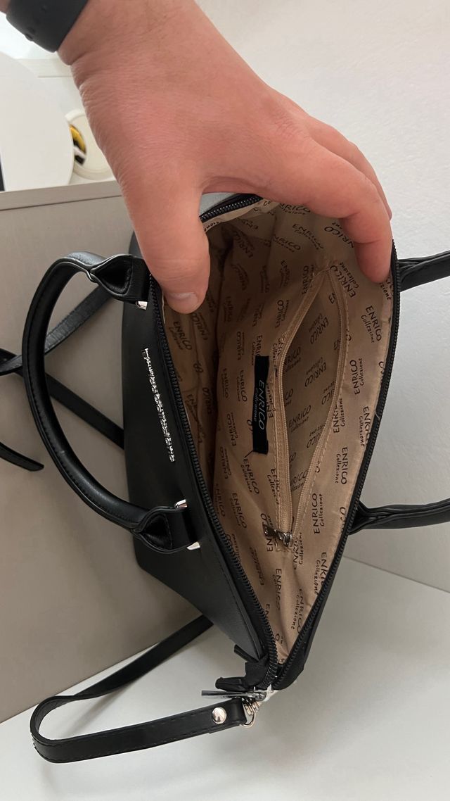 Borsa Enrico Collezione nera