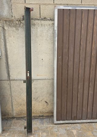 Cancela o Puerta corredera color madera