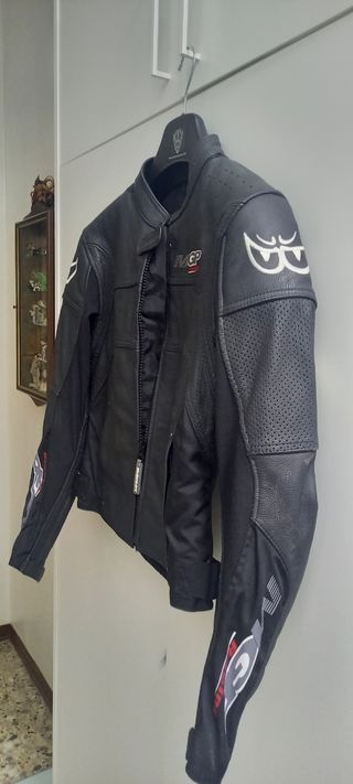 Giubbotto moto pelle MG-GP da donna