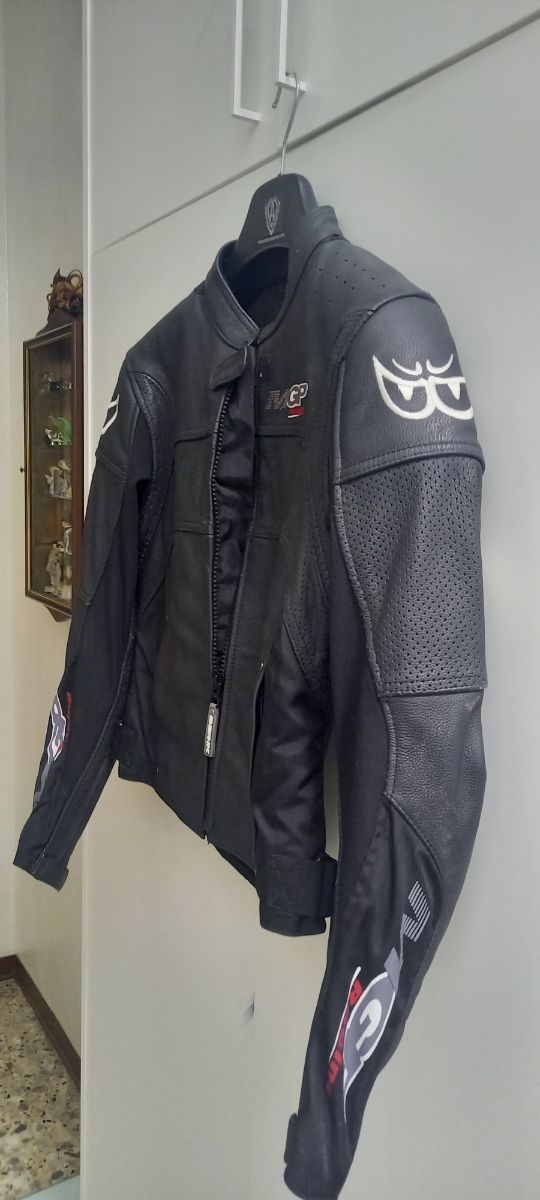 Giubbotto moto pelle MG-GP da donna