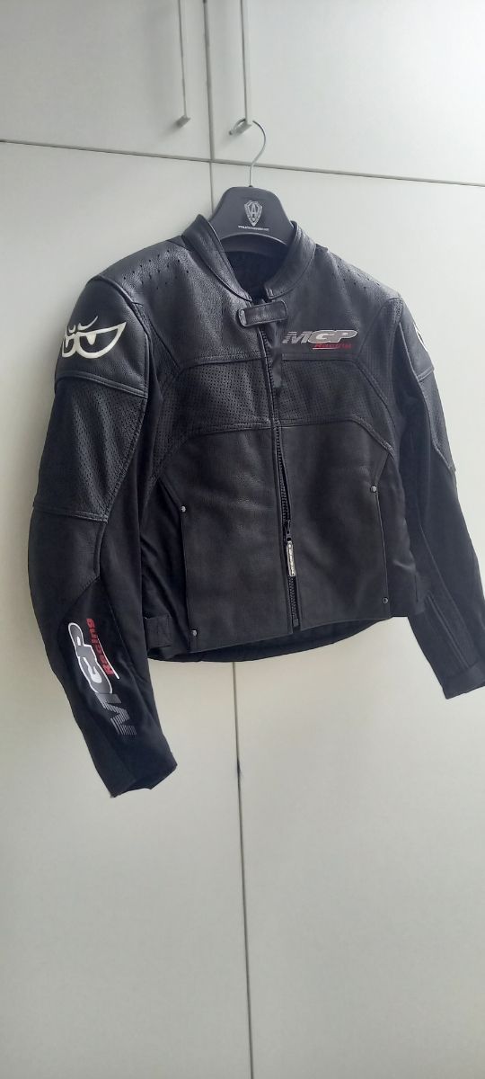 Giubbotto moto pelle MG-GP da donna