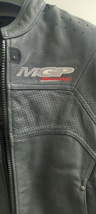 Giubbotto moto pelle MG-GP da donna