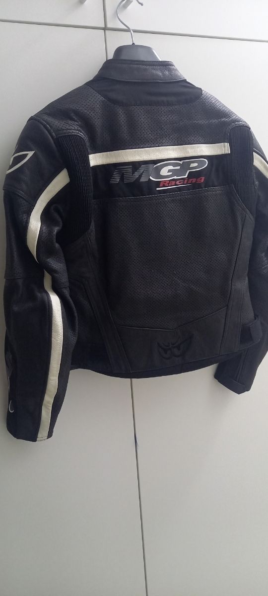Giubbotto moto pelle MG-GP da donna