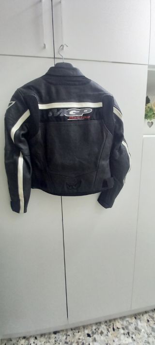 Giubbotto moto pelle MG-GP da donna