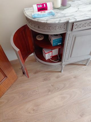 Mesa buffet mármol - Mueble antiguo