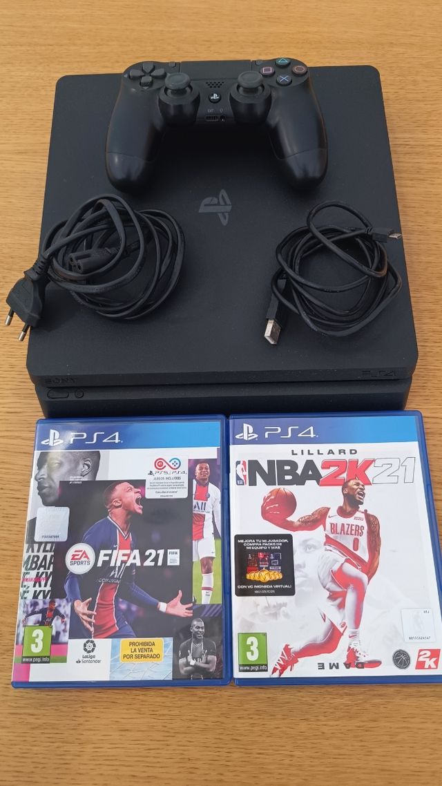 PS4 (PlayStation 4) - FIFA 21 & NBA 2K21