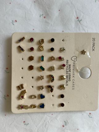 Pendientes Primark - 20 pares