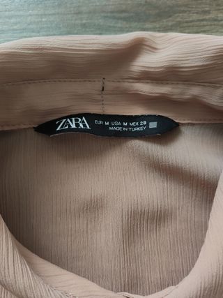 Blusa Zara rosa antico