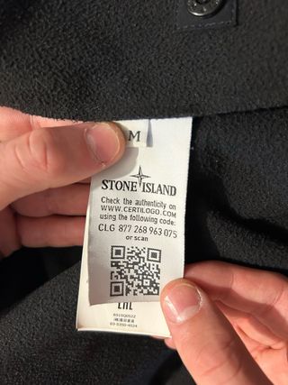 Giacca Stone Island nera