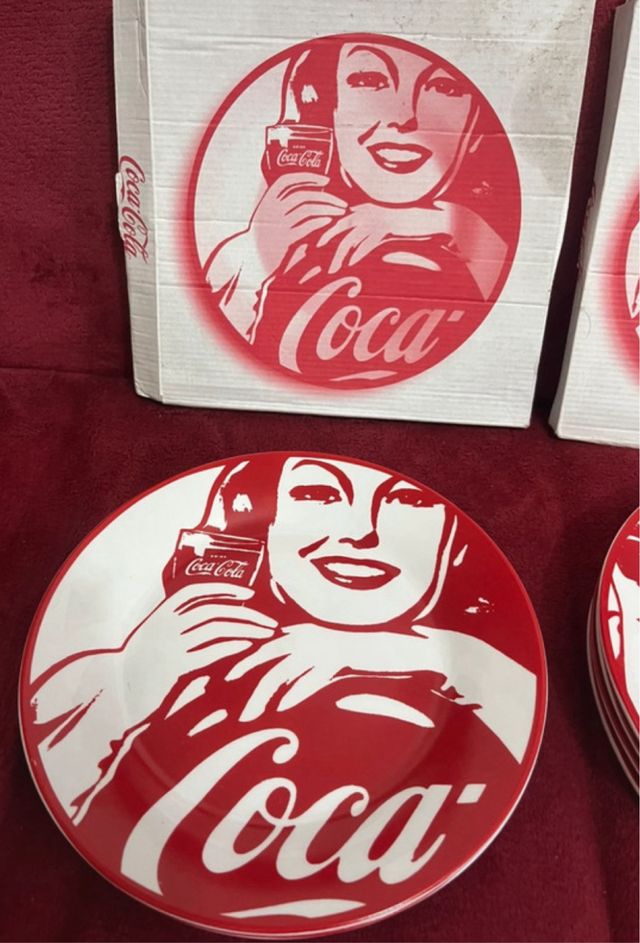 8 Piatti Coca Cola Vintage