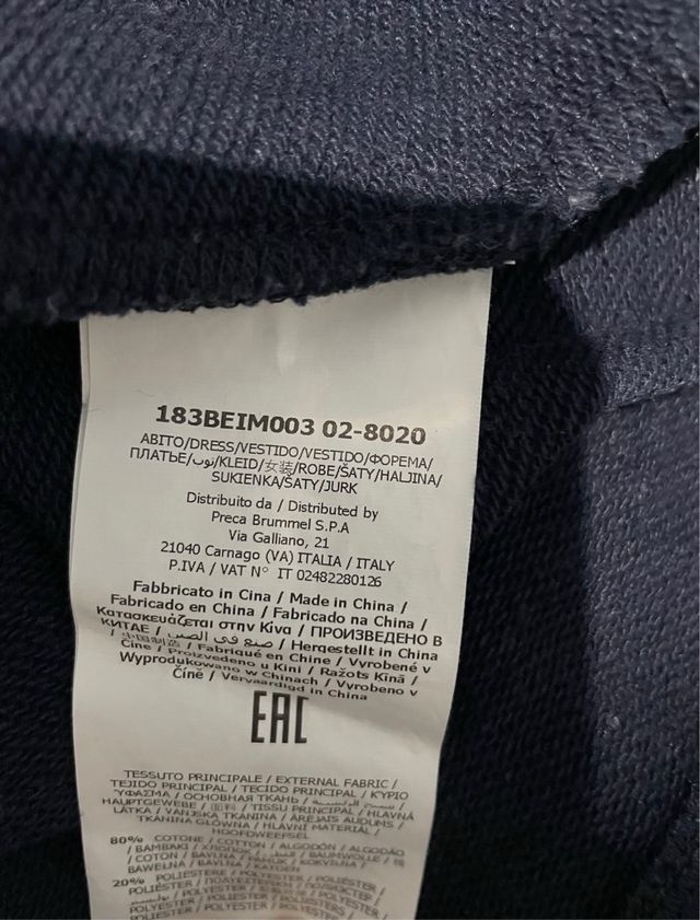 Vestito bimba BRUMS cuori paillettes