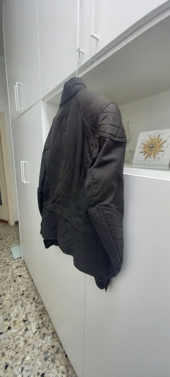 Giubbotto moto Belstaff verde scuro  donna