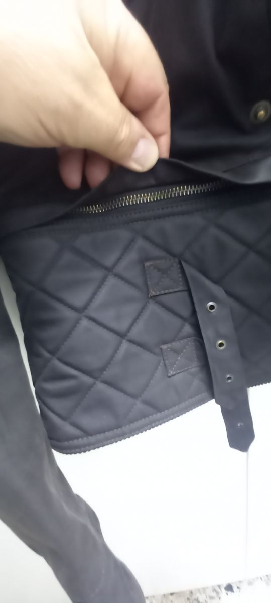 Giubbotto moto Belstaff verde scuro  donna