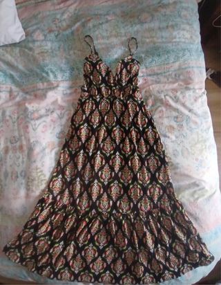Vestido Springfield maxi floral T-S