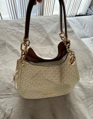 Bolso Michael Kors marrón y blanco