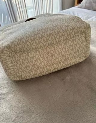 Bolso Michael Kors marrón y blanco