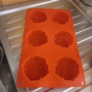 Stampo in silicone rose 6 cavità