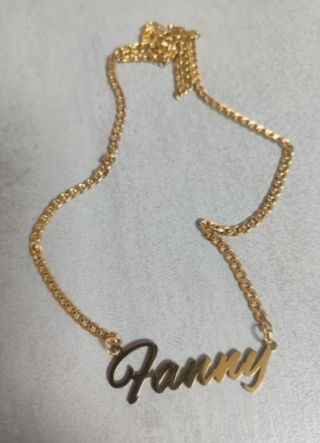 Colgante inicial M personalizado 