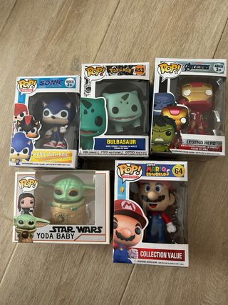 5 Funko Pop! figuras