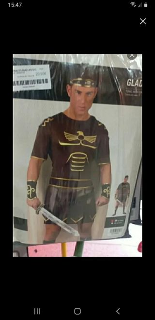 Costume da gladiatore romano