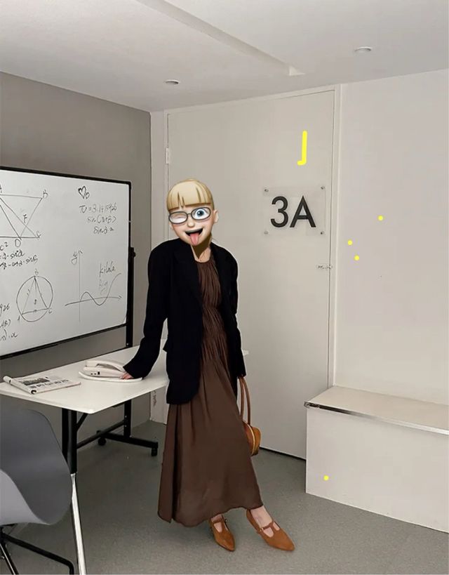 Zapatos tacón piel marrón vintage