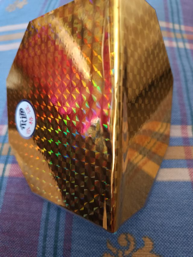 Delfin cristal dorado