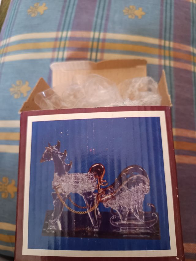 Delfin cristal dorado