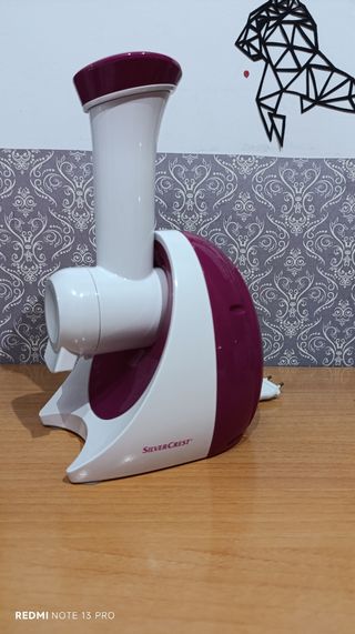 Sorbetera SilverCrest. Maquina para hacer sorbetes