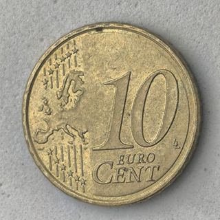 10-04057-España 10 cent € -  2020 -cuño roto pelo 